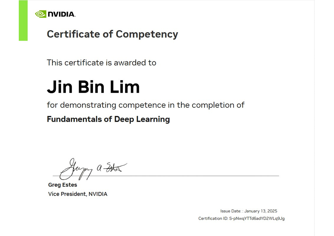 NVIDIA Fundamentals of Deep Learning
